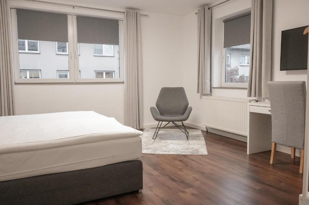 Postel nebo postele na pokoji v ubytování Hotel Teatro