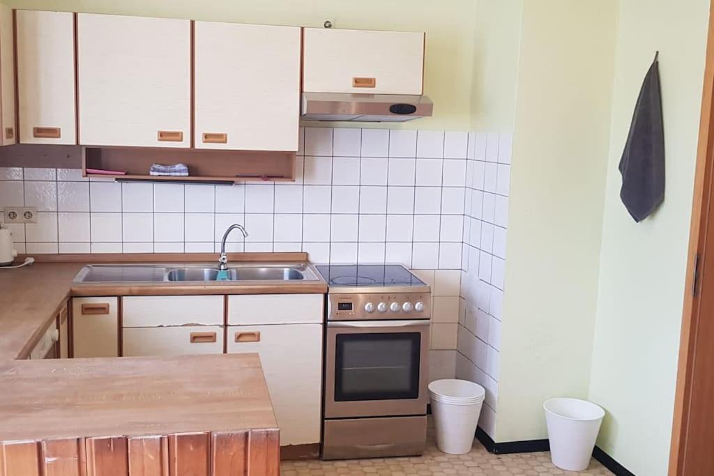 Dapur atau dapur kecil di Monteurwohnung - Vaihingen