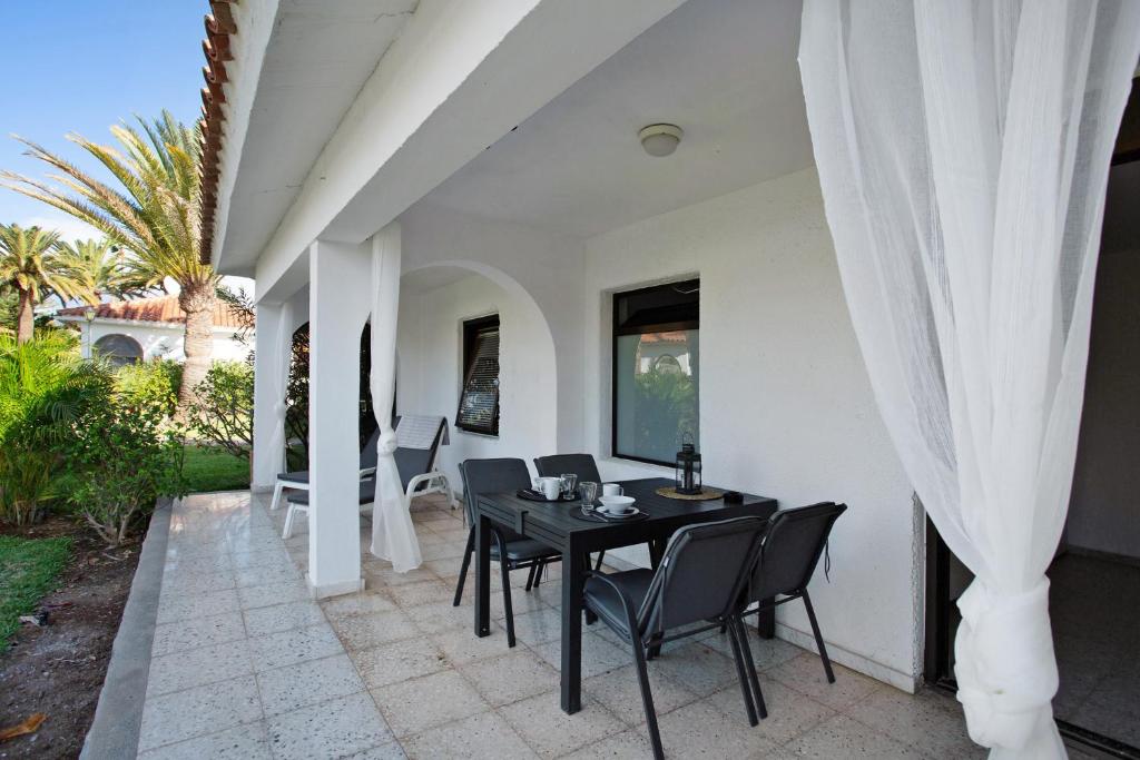 Balkón nebo terasa v ubytování Sun Club Maspalomas