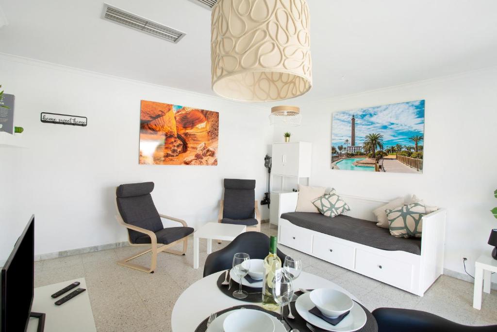 Posezení v ubytování Sun Club Maspalomas