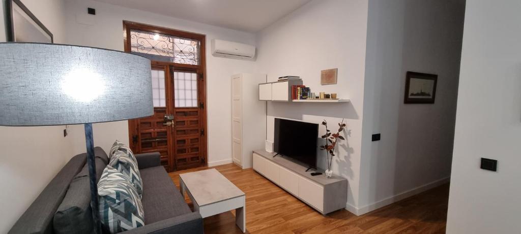 TV a/nebo společenská místnost v ubytování Atrium Toledo