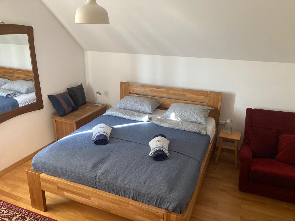 Posteľ alebo postele v izbe v ubytovaní The John Rand Suite