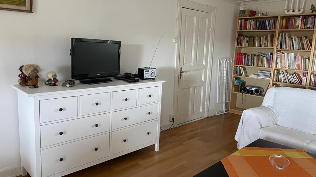 TV a/nebo společenská místnost v ubytování Manus Ferienwohnung