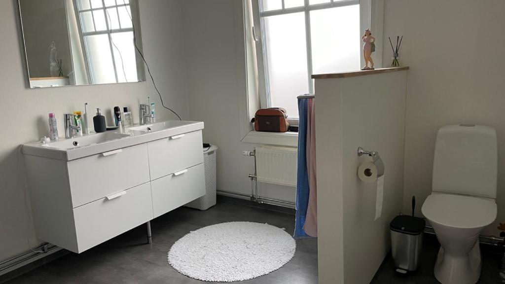 Koupelna v ubytování Manus Ferienwohnung