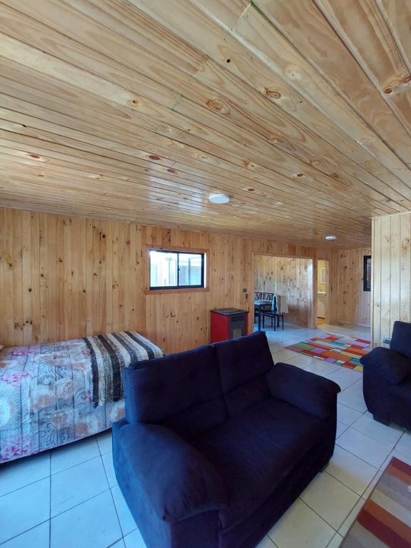 Posezení v ubytování Cabaña Loft Curaco de Vélez
