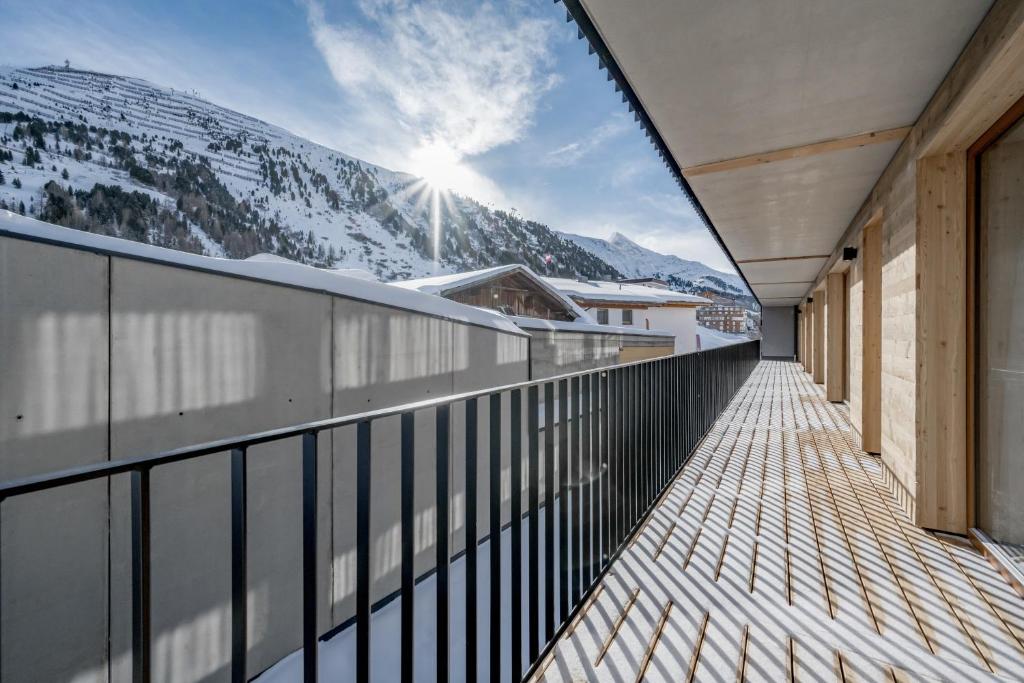 Nespecifikovaný výhled na hory nebo výhled na hory při pohledu z hotelu