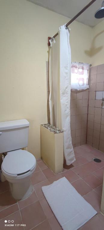 Koupelna v ubytování Casa Hadassa La Cañada