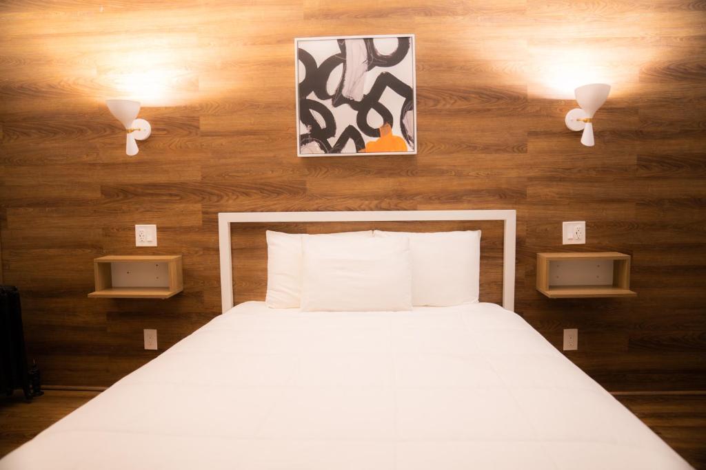 Postel nebo postele na pokoji v ubytování Amsterdam Hostel