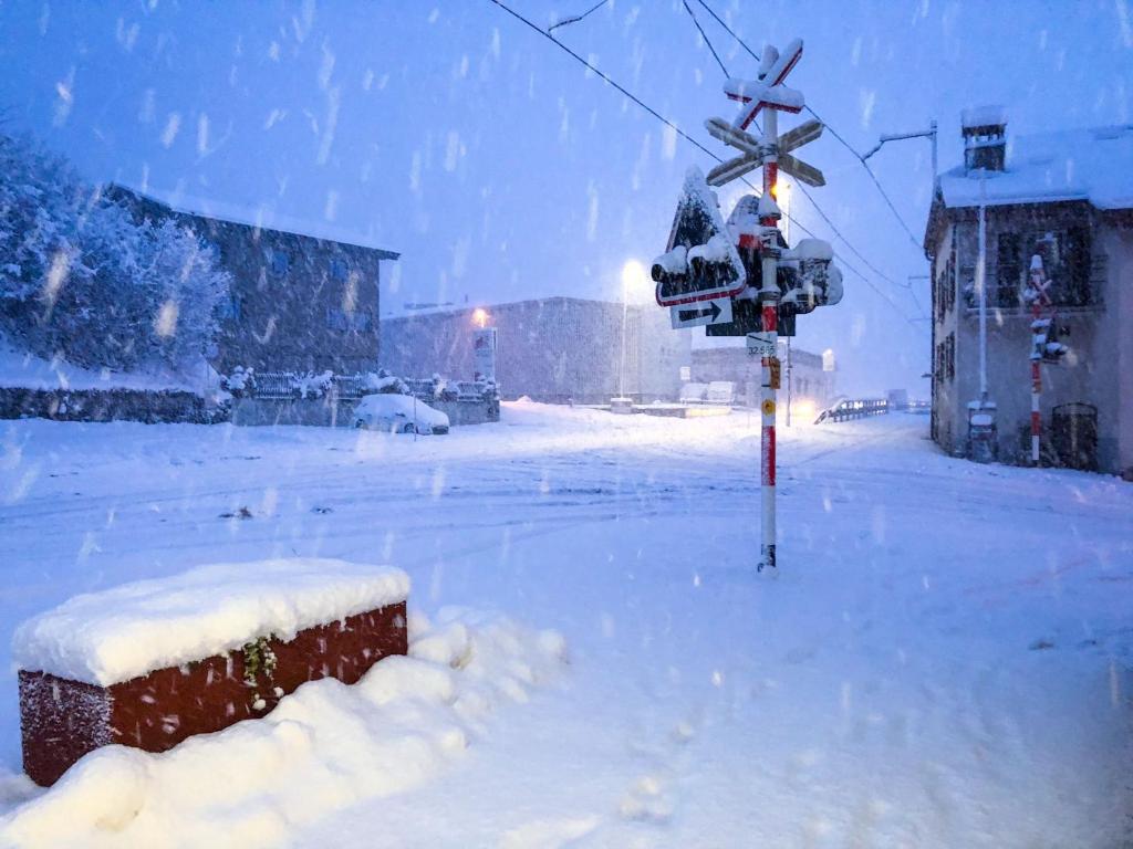 Auberge de l'Ange durante l'inverno