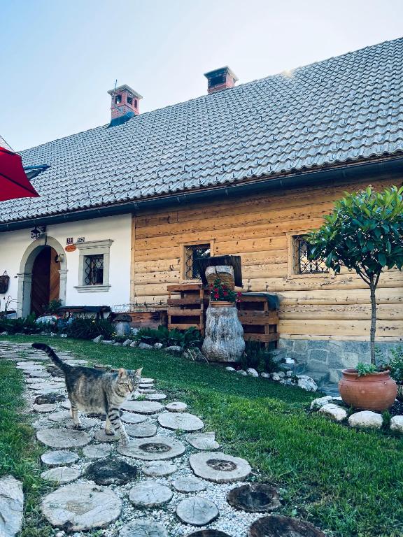 Zahrada ubytování Apartmaji Katrnjek
