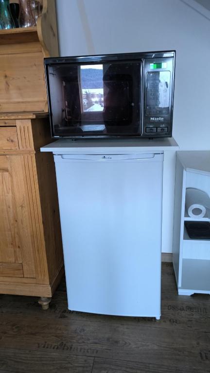 Kuchyň nebo kuchyňský kout v ubytování Mini Happy home