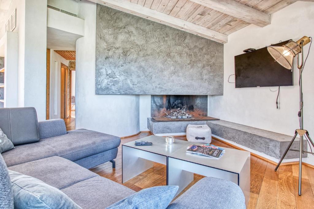 Posezení v ubytování Villa Stella