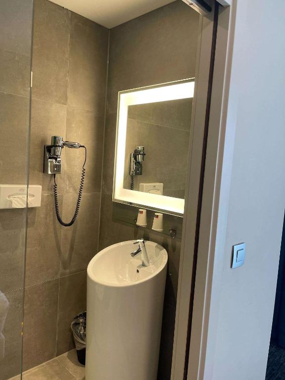 Koupelna v ubytování Ibis Styles Nivelles