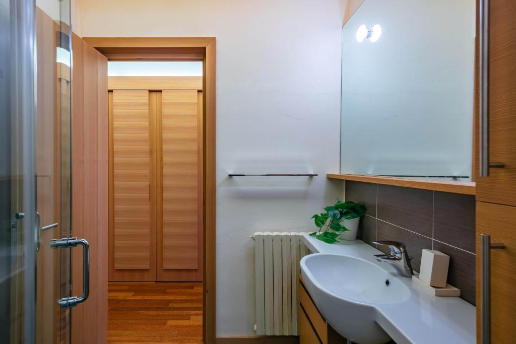 Kúpeľňa v ubytovaní Terrazza su Sestriere Lux