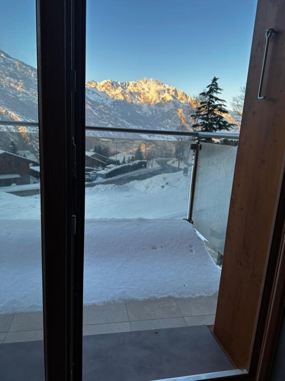 Nespecifikovaný výhled na hory nebo výhled na hory při pohledu z bed and breakfast