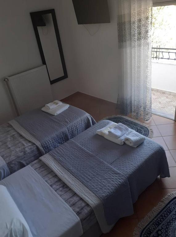 Voodi või voodid majutusasutuse Guest House KrisHen toas