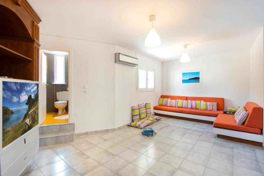 Posezení v ubytování Villa Dora