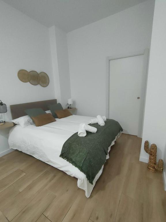 Posteľ alebo postele v izbe v ubytovaní Estudio céntrico ARQ