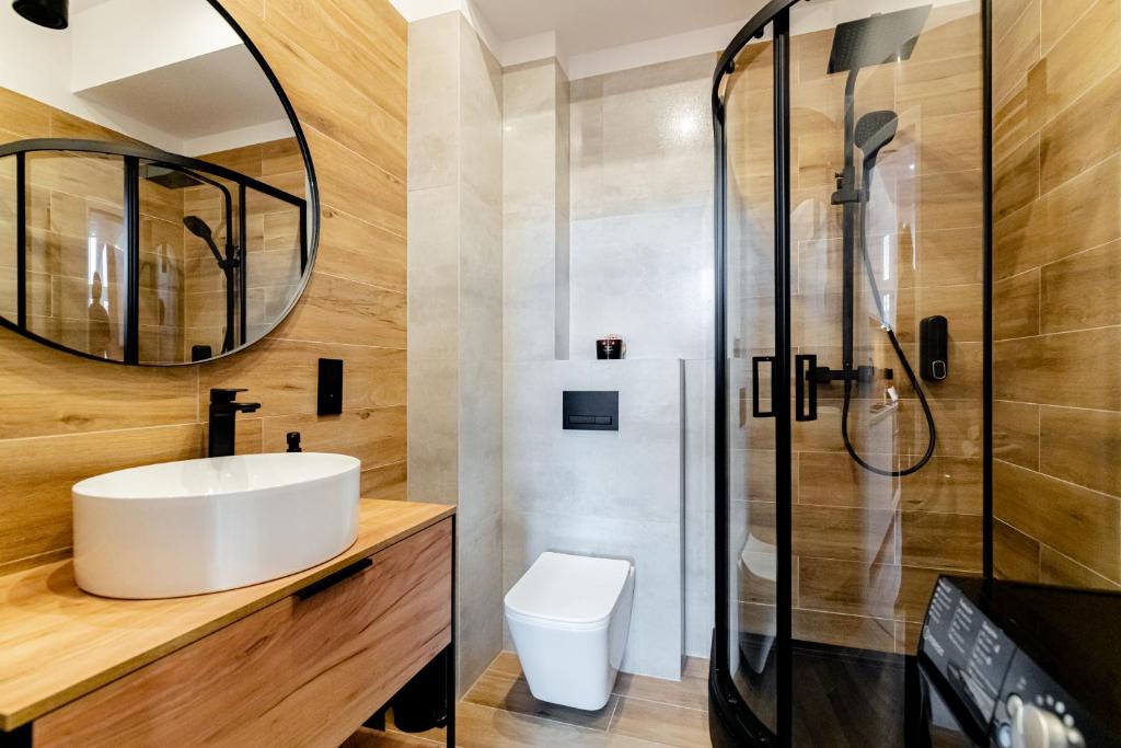 Łazienka w obiekcie Ottimo Apartamenty Jagiellońska