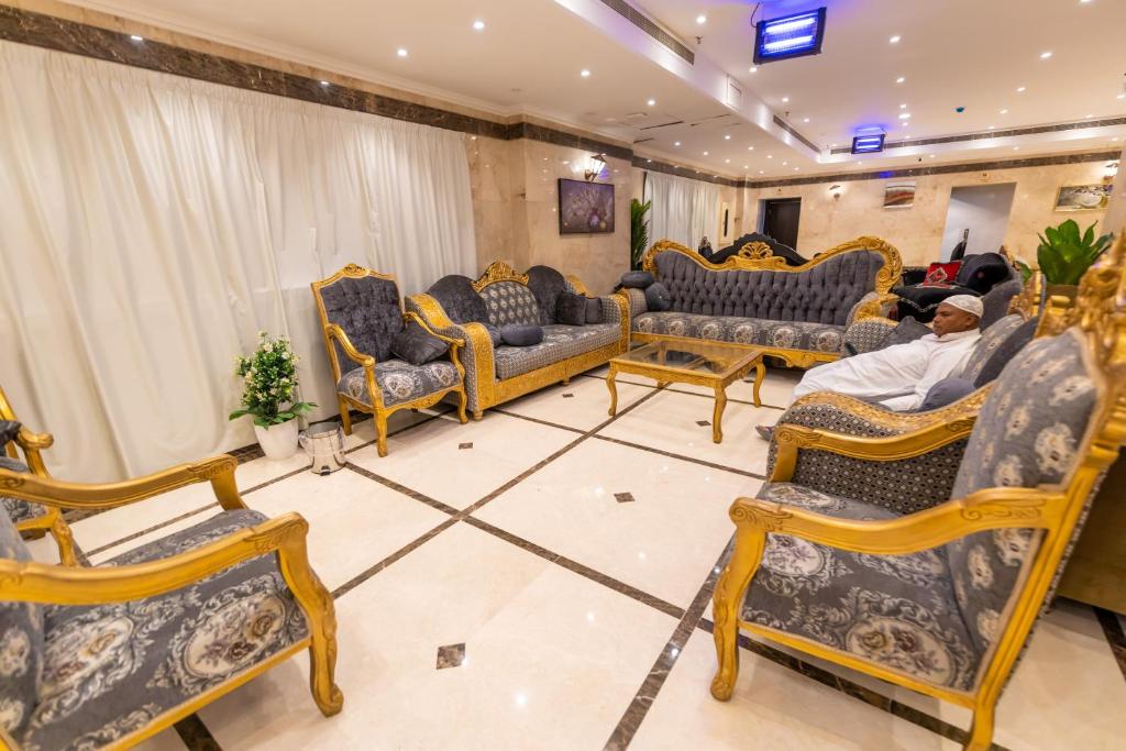 Posezení v ubytování فندق سفير المسك Safeer Almisk Hotel