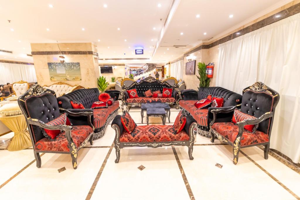 Posezení v ubytování فندق سفير المسك Safeer Almisk Hotel