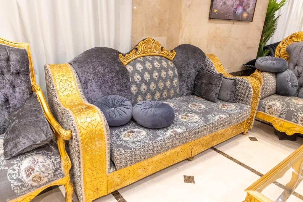 Posezení v ubytování فندق سفير المسك Safeer Almisk Hotel