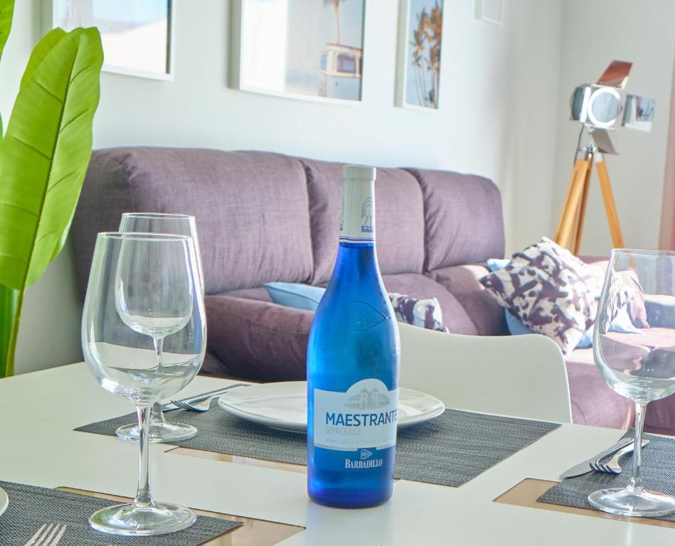 Nápoje v ubytovaní Viento Grande, Apartamento boutique en la playa