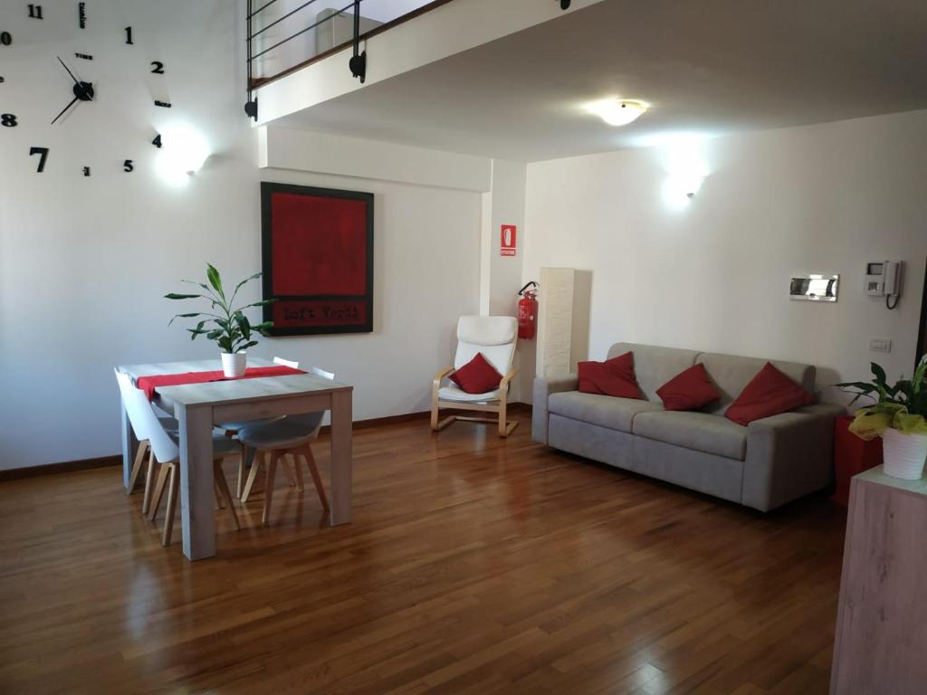A seating area at Loft VERDI Holiday Viterbo