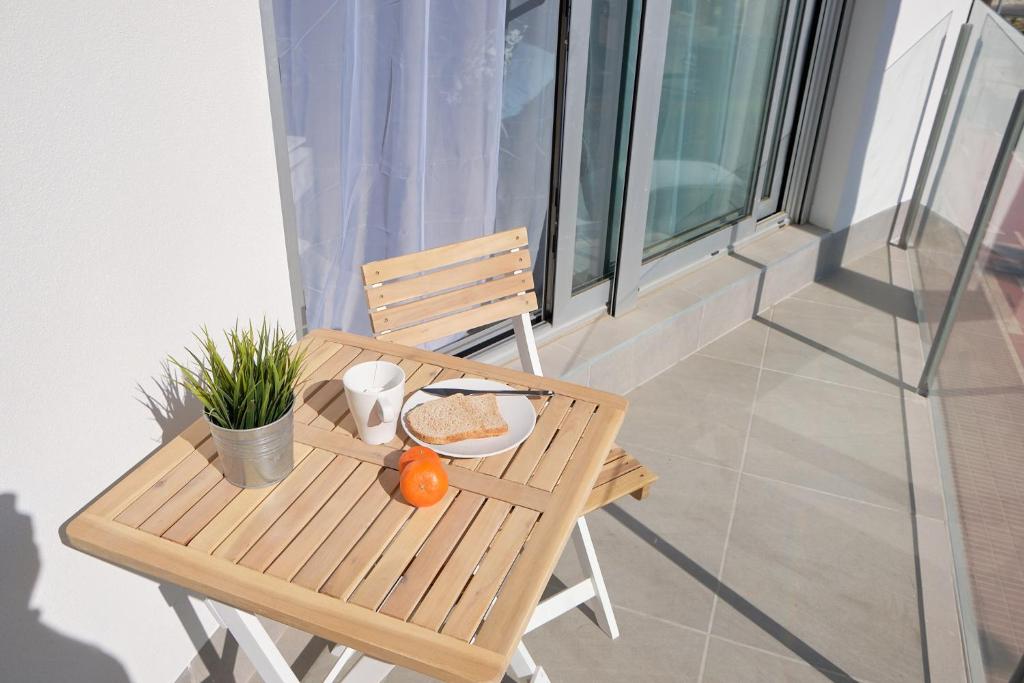Balkón alebo terasa v ubytovaní Viento Grande, Apartamento boutique en la playa