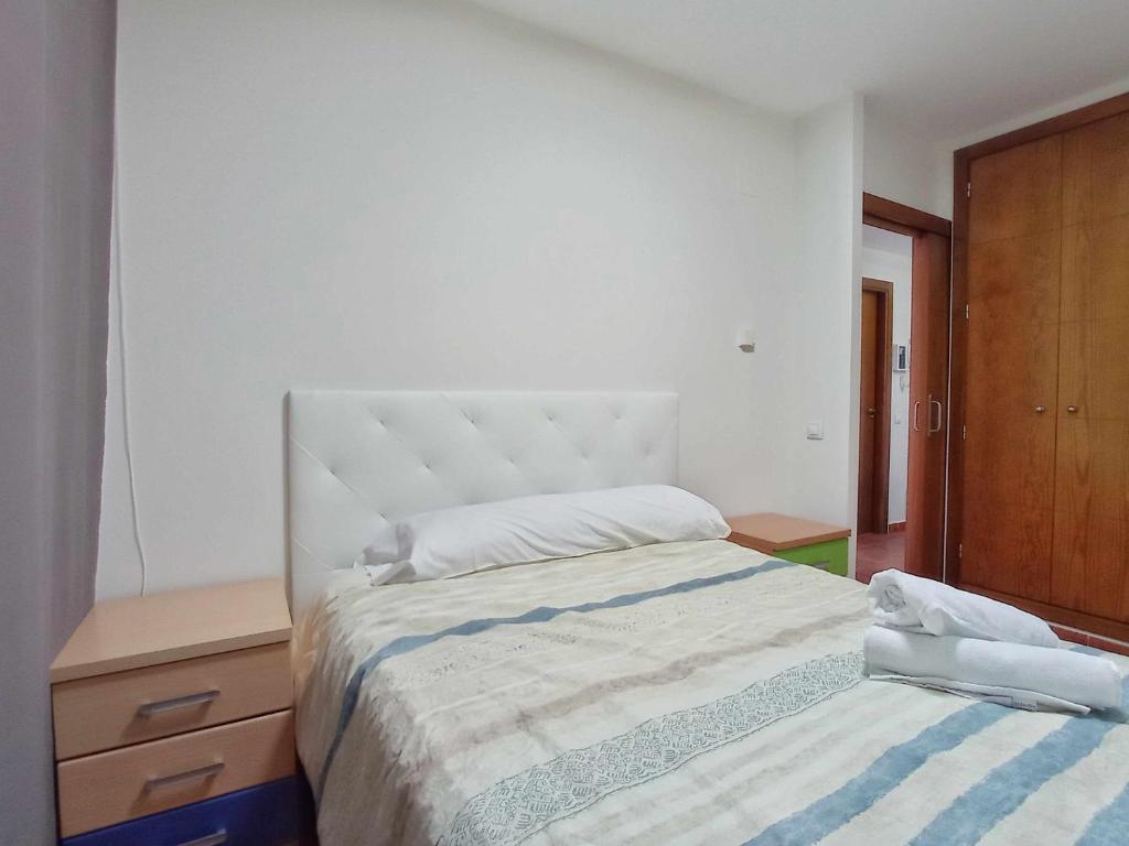 Postel nebo postele na pokoji v ubytování Apartamento familiar