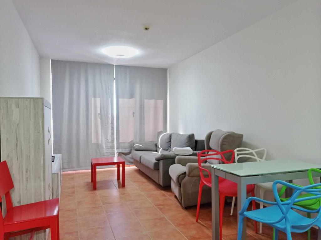 Posezení v ubytování Apartamento familiar