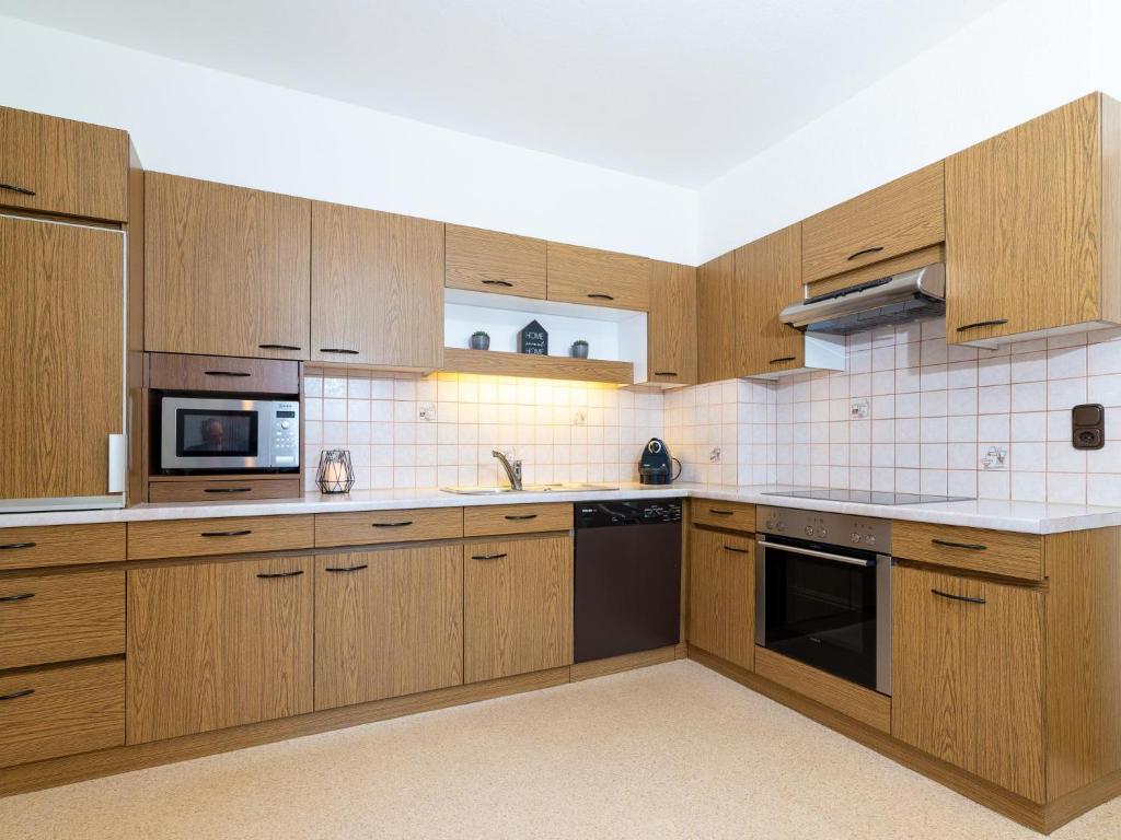Kuchyň nebo kuchyňský kout v ubytování Haus Andrea