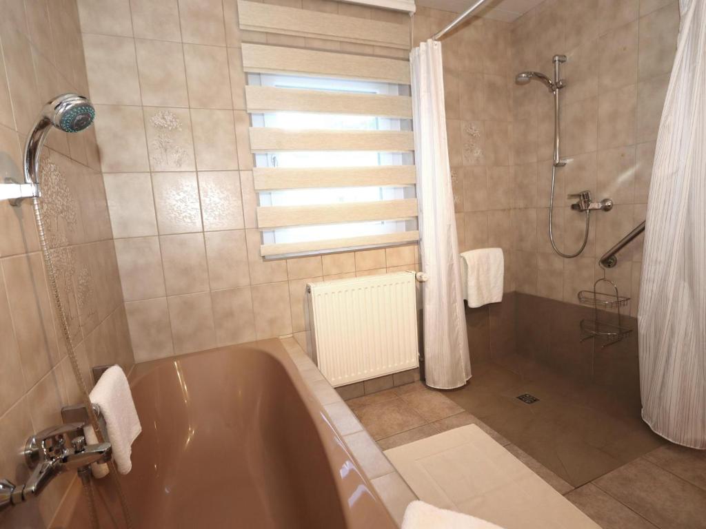 Koupelna v ubytování Haus Andrea