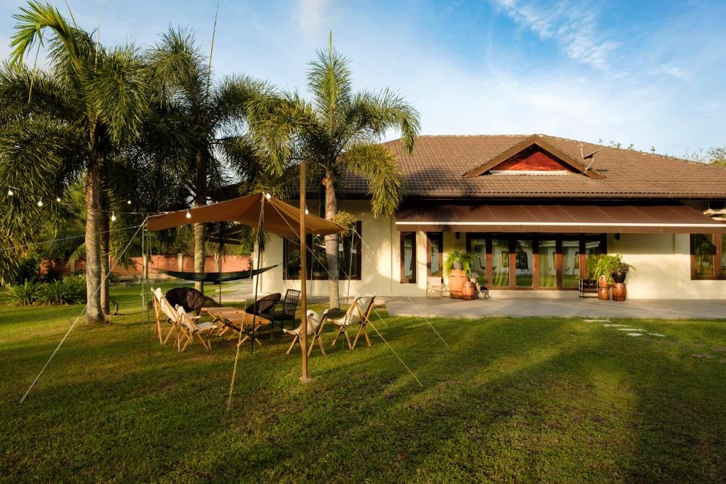 Zahrada ubytování Sembilan Langkawi