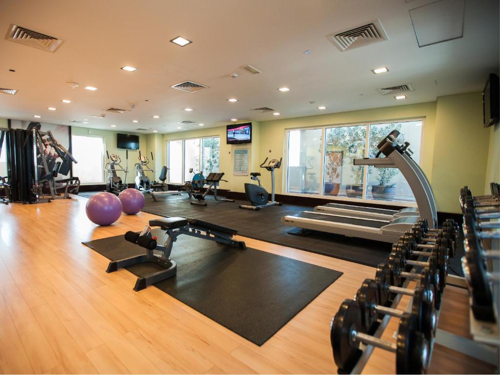 Fitness centrum a/nebo fitness zařízení v ubytování Citymax Hotel Al Barsha at the Mall