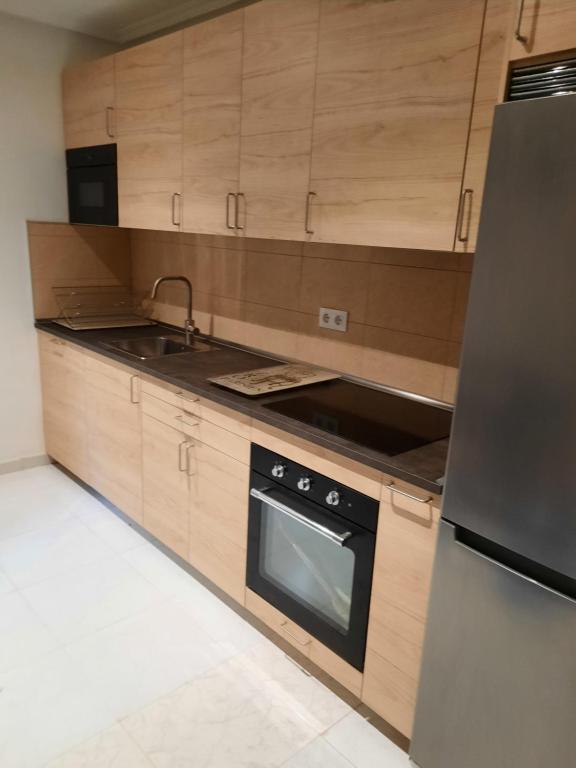 Kuchyň nebo kuchyňský kout v ubytování Casa oteiza