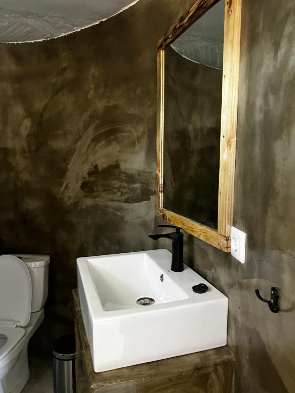 Koupelna v ubytování EcoFunco