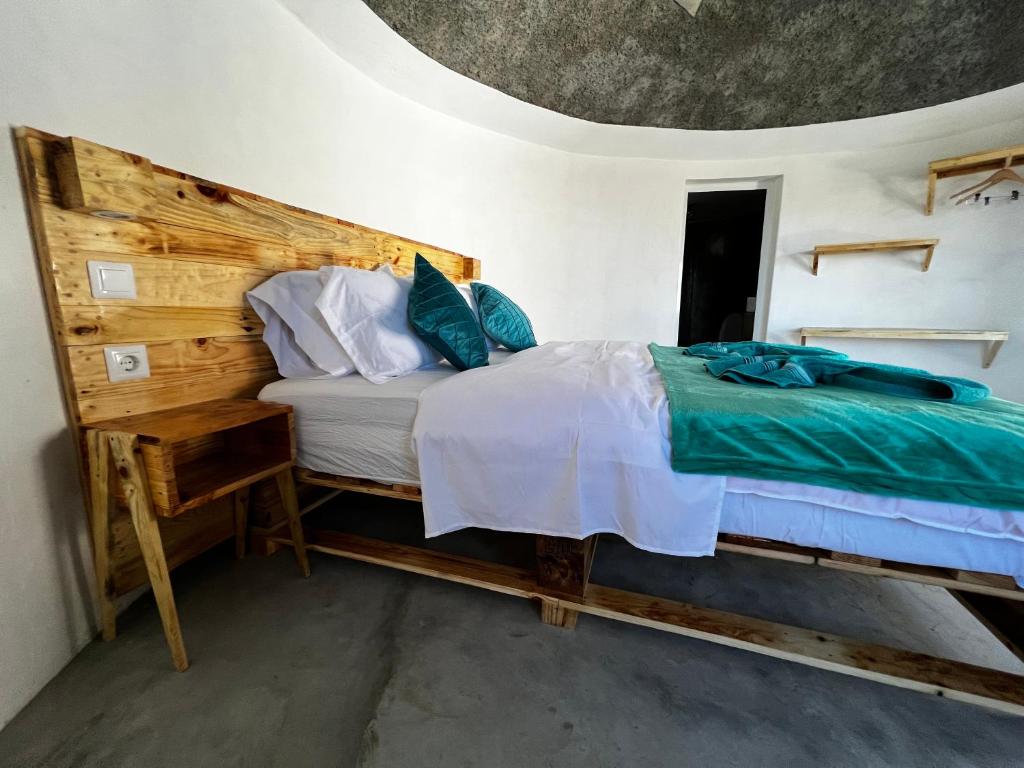 Postel nebo postele na pokoji v ubytování EcoFunco