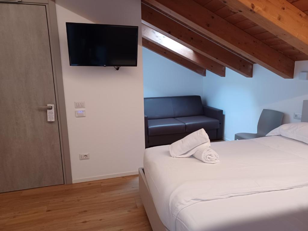 Superior Beach Aparthotel客房内的一张或多张床位