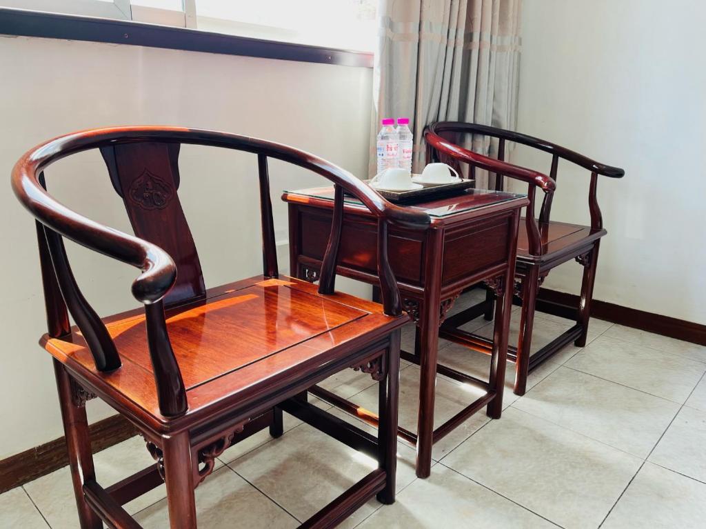 Posezení v ubytování Chung Hsin Hotel 中信酒店