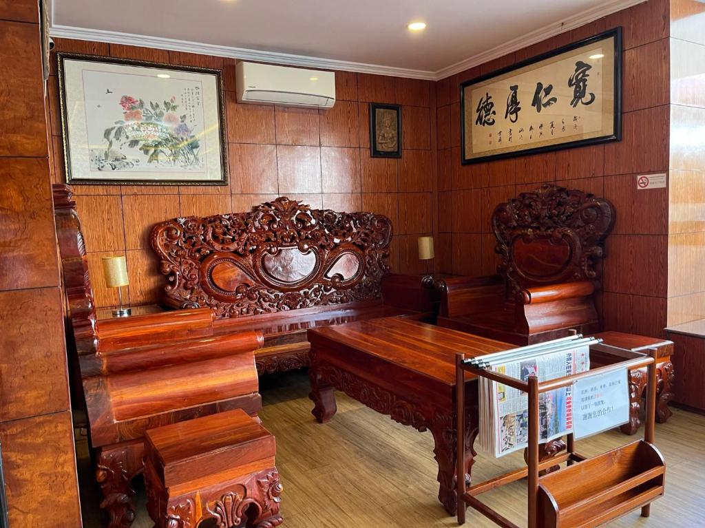 Posezení v ubytování Chung Hsin Hotel 中信酒店
