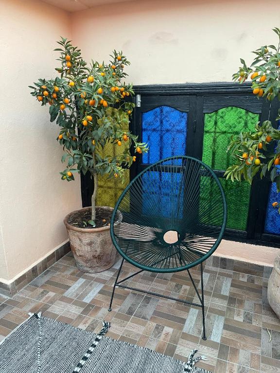 Patio nebo venkovní prostory v ubytování Riad Darnooz