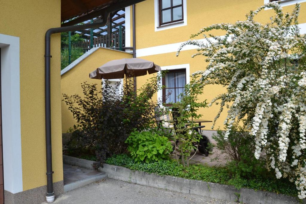 Vonkajšia záhrada v ubytovaní Gästehaus Reingruber