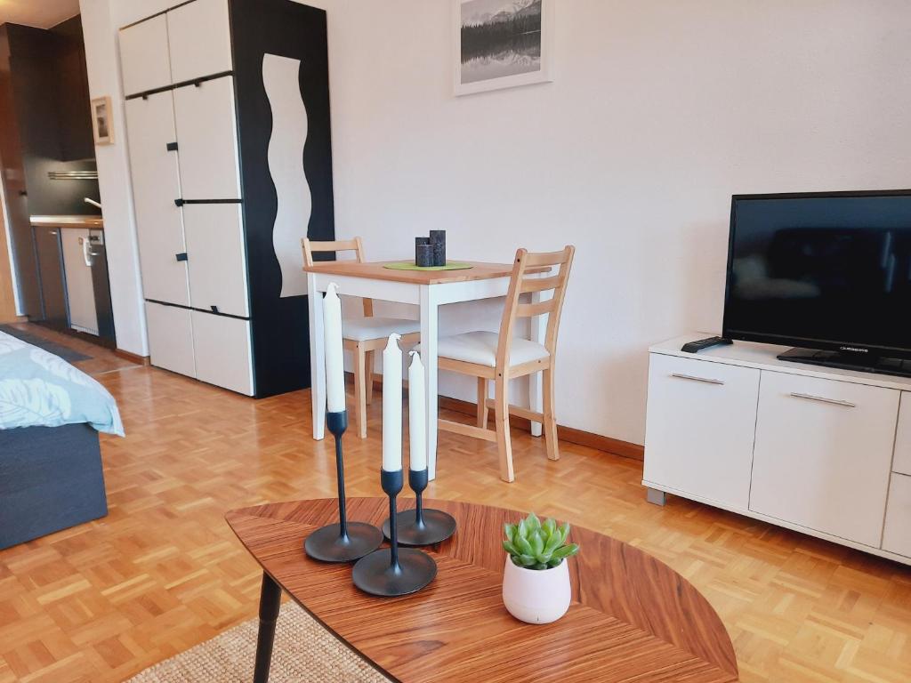 Kuchyň nebo kuchyňský kout v ubytování Le Cleuson - centré avec vue