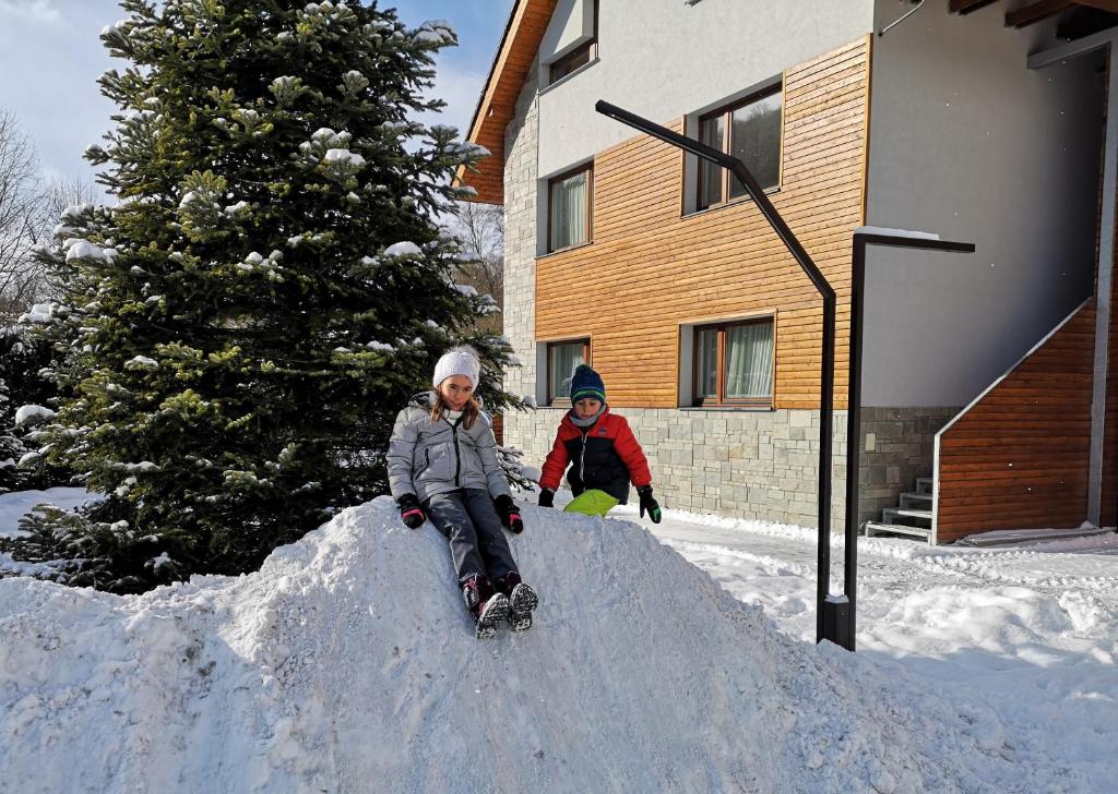 a4a Apartmán Mýto during the winter