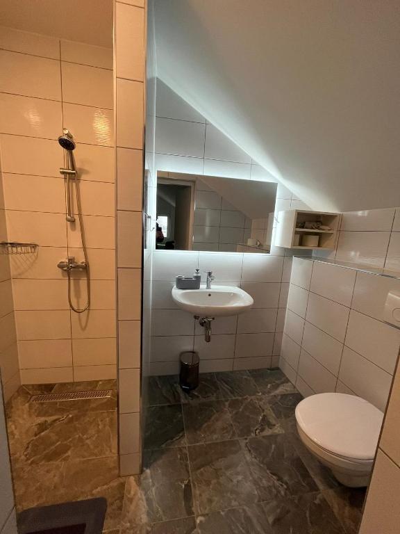 Kúpeľňa v ubytovaní Rooms Jelak