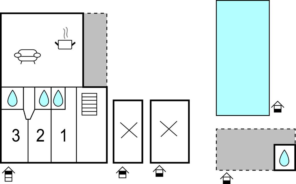 Plan piętra w obiekcie Gorgeous Home In Divsici With Wifi