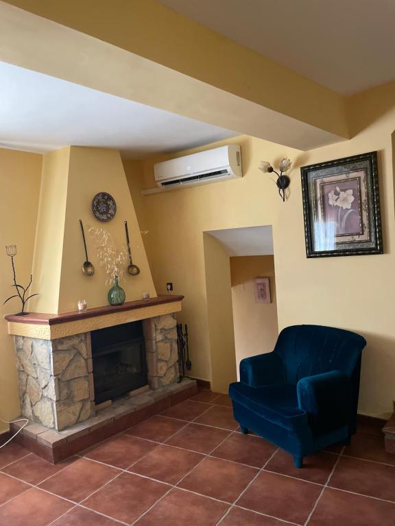 Posezení v ubytování Casa Rural Las Huertas de Buendia