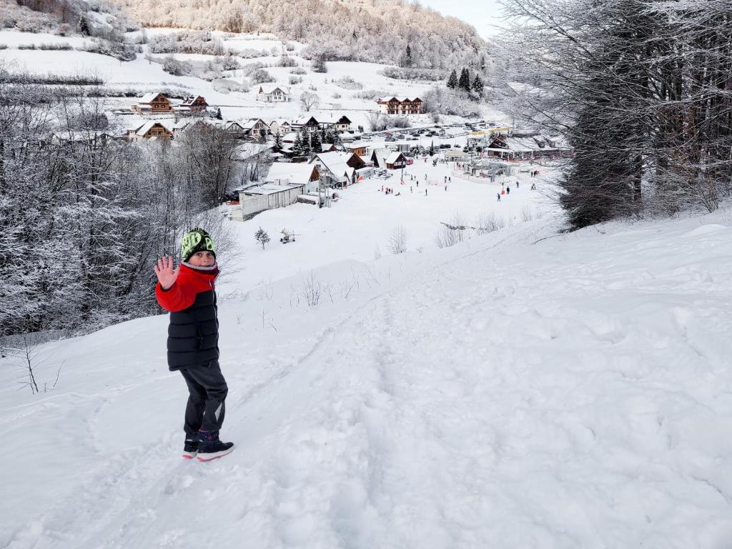 a4a Apartmán Mýto during the winter