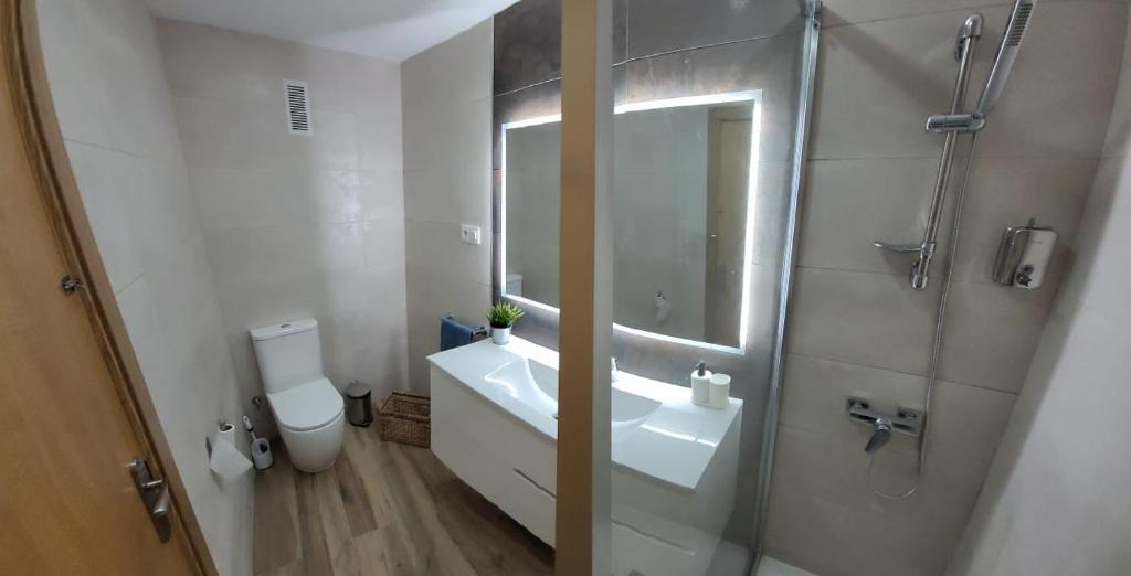 Kúpeľňa v ubytovaní Apartamentos CH